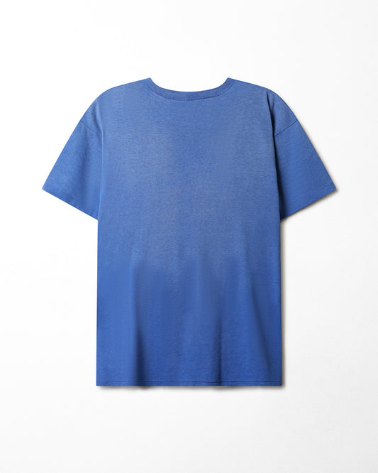 BLUE FADED POCKET T-SHIRT