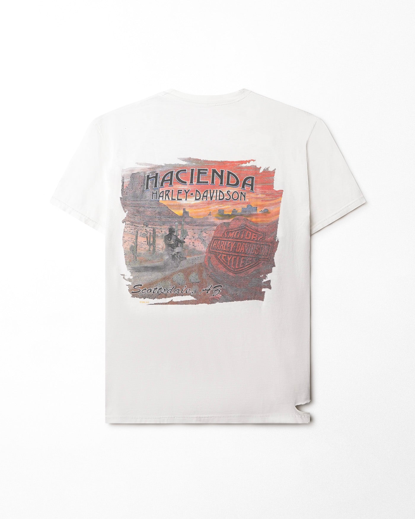 HARLEY DAVIDSON "HACIENDA" WHITE T-SHIRT