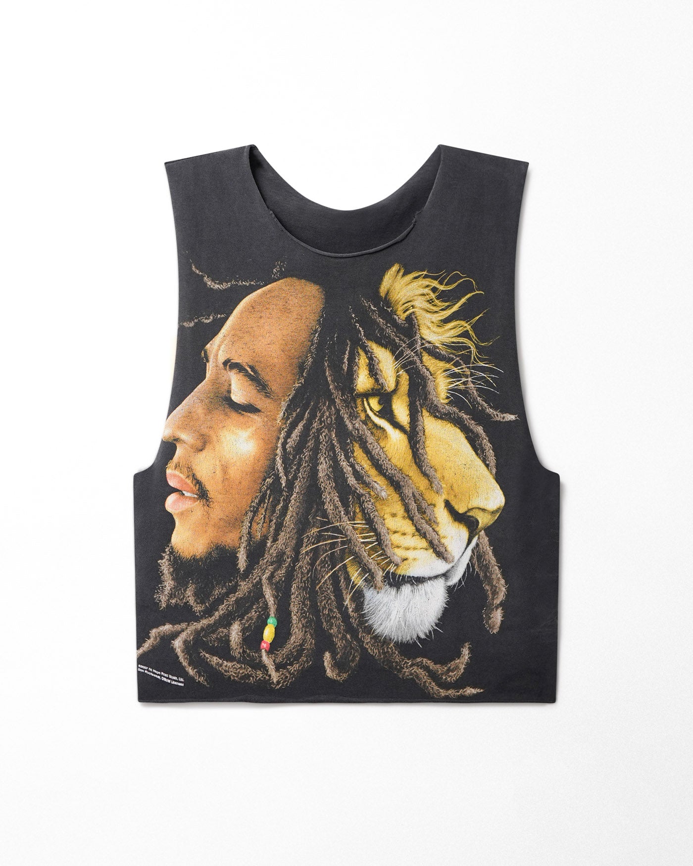 "BOB MARLEY" BLACK TANK TOP