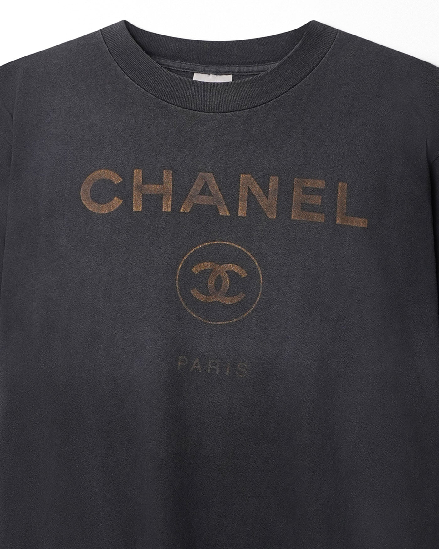 ONEITA "CHANEL" BLACK FADED T-SHIRT