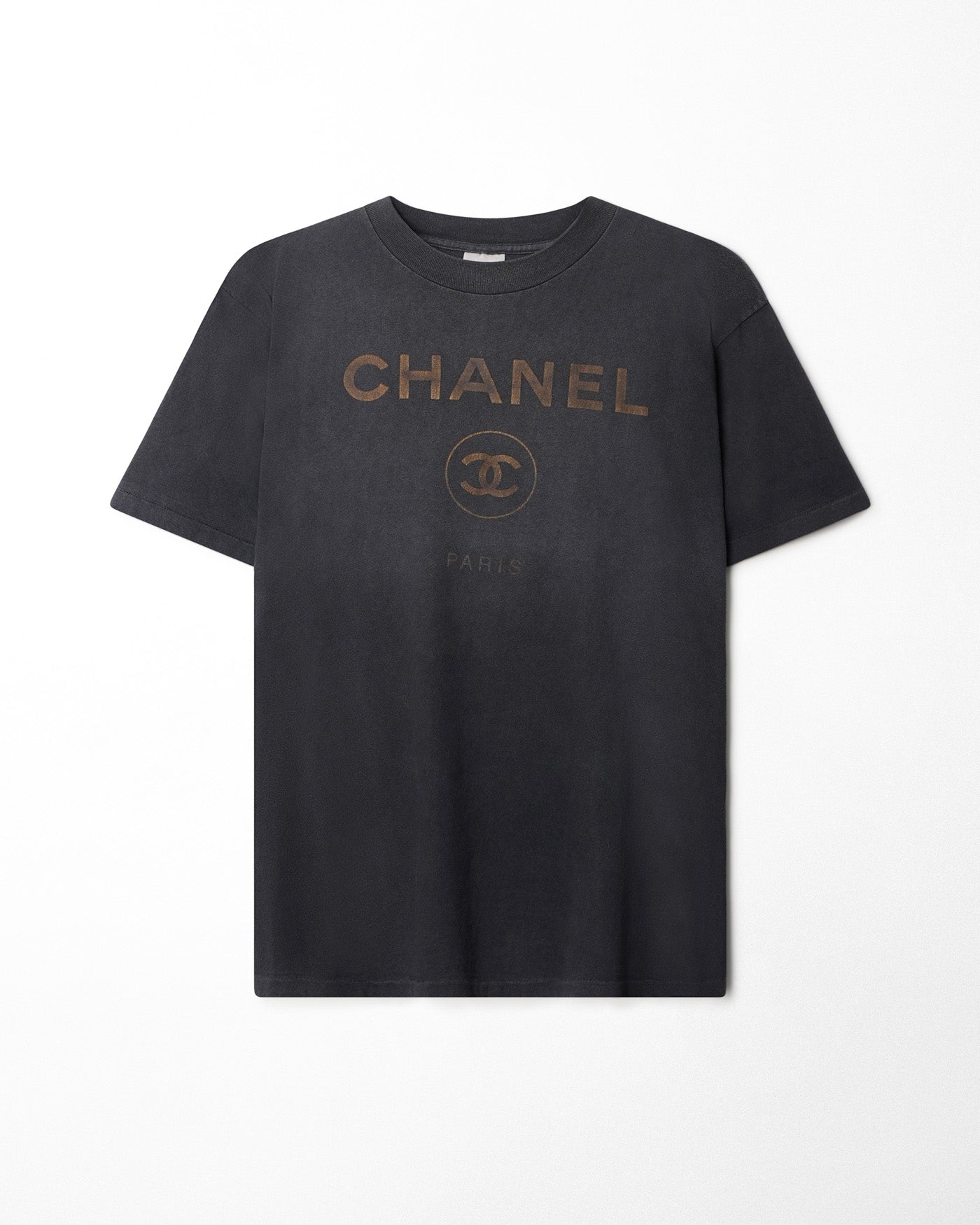 ONEITA "CHANEL" BLACK FADED T-SHIRT