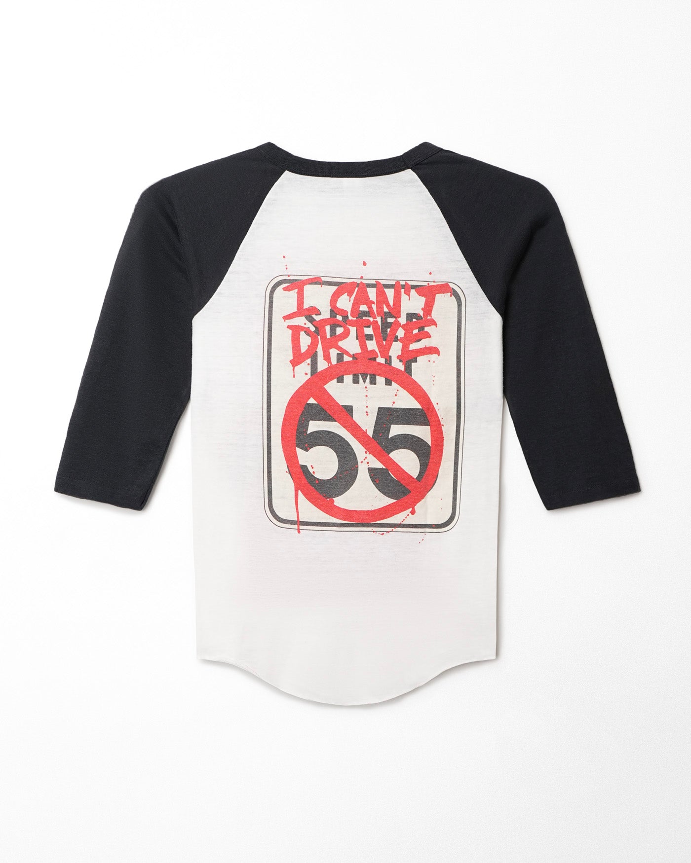 "SAMMY HAGAR" WHITE AND BLACK RAGLAN T-SHIRT